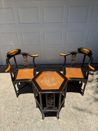 Vintage chinese chippendale - chinese, 3