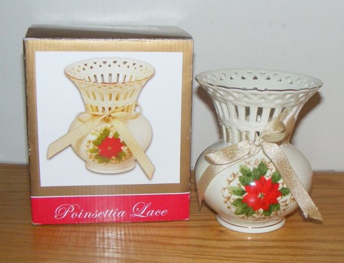 Poinsettia lace porcelain - poinsettia,