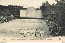 64 - Anglet - Fronton du Brun - Groupe de Pelotaris - Animée - Pelote Basque - C