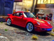Porsche 911 Turbo S Type 964 Flachbau (1993) Red GT328 - 1/18 - GT Spirit - NEUF