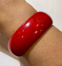Bracelet Bangle Large Rouge