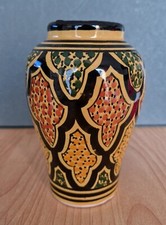 VASE MAROCAIN DE SAFI CHAKIR SIGNÉ  25x12 Cm