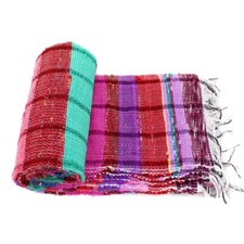 Tapis de sol 4 x 6 tapis Chindi beau tapis de plage écologique bohème kilim