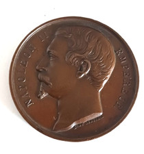 Honoré de Longueil ou Delongueil (1818-1889) médaille agriculture Napoléon III