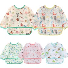 5PCS Bavoirs Manches Longues