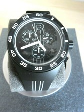 Montre Watch Uhr Reebok Classic Noir/Blanc Bracelet Caoutchouc RC-IRU-G6 NEUF 