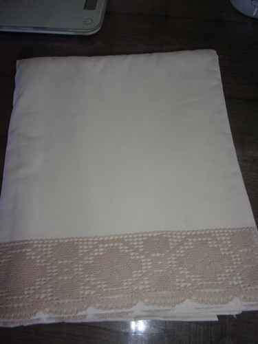 Drap ancien coton avec - drap,
