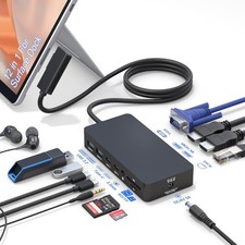 Station d'accueil 12 en 1 Microsoft Surface Pro 9/8/X/7/6/5/4/3/Go/Surface 