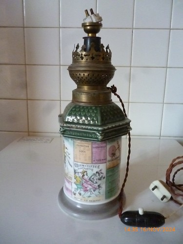 Lampe reservoir porcelaine - en,