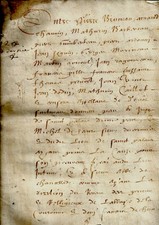 1632 Saintes Jarnac couvents La Couronne,St-Eutrope,Chancellade, De FAURE,CHABOT