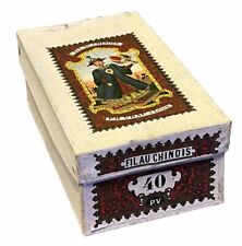 Ancienne boîte Avec 48 Bobines , FIL AU CHINOIS , PH VRAU LILLE , Lin