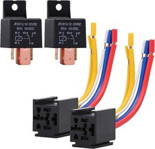 5-Pin JD2912-1Z-12VDC 80A 14VDC SPDT Truck Boat Car Relay 12V Switch (2 Pack)