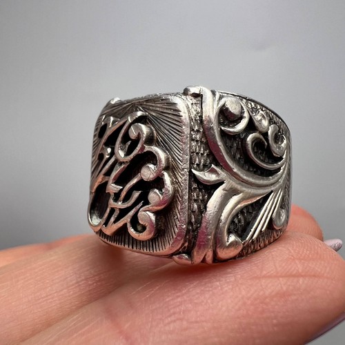 Bague homme massive vintage - bague,