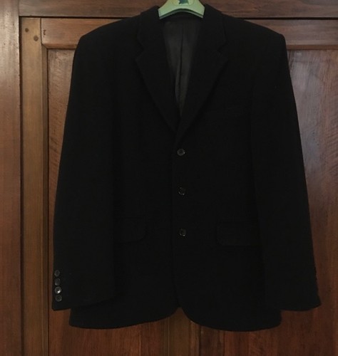 Veston blazer cachemire noire - veston,