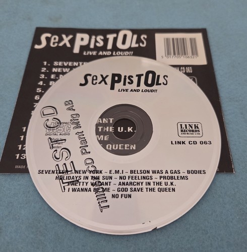 Sex pistols test pressing - sex,