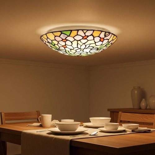 Plafonnier tiffany design - tiffany,