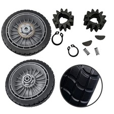 Pneus de tondeuse à gazon roues de tondeuse à gazon 12 dents kit d'engrenages