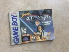 Super Star Wars Return of the Jedi Manual Gameboy Gameboy Nintendo GB 