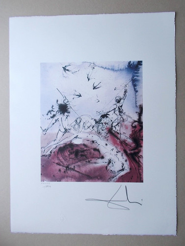 Lithographie salvador dali - lithographie,,