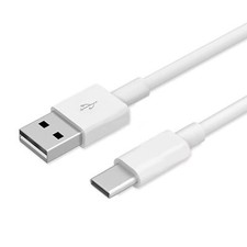 Câble USB 3.1 Type C Avec Connecteur Long Type C 8Mm Câble De Charge BLANC