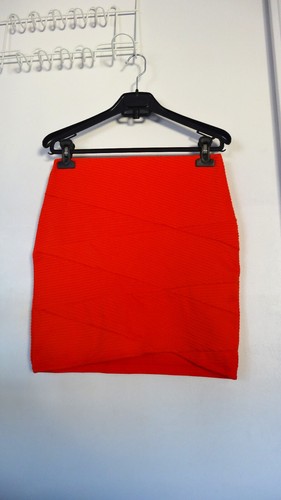 Jupe rouge stretch - rouge,