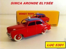 SIMCA ARONDE ÉLYSÉE TAXI HORS SÉRIE 2014 #24UT PAR DINKY TOYS / ATLAS