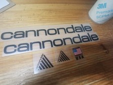 Kit old school Cannondale Expert BMX chrome 90s autocollants autocollants aut...