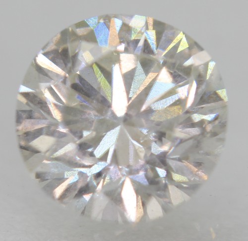 Diamant naturel taillé rond - diamant,