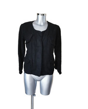 Isabel Marant Etoile - Veste courte cintrée Noire - Lin / Viscose - T.  1 / 36fr