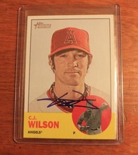 C.J. WILSON HAND SIGNED