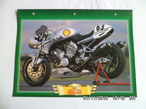 Carte fiche moto - moto, cafe
