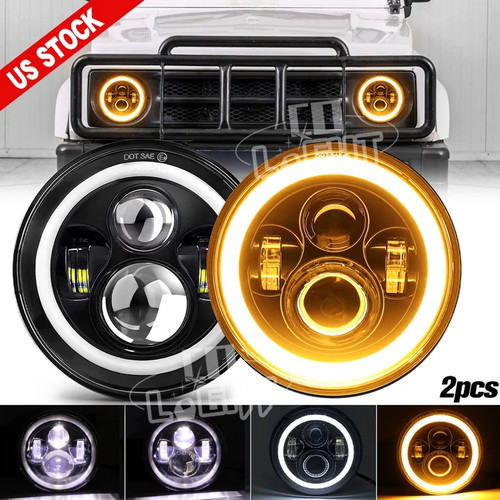 Paire phares led 7 - phares,
