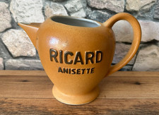 ✨Superbe Pichet Publicitaire RICARD anisette en Céramique Vintage