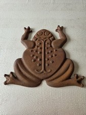 Pas Japonais Motif Grenouille Décoration de Jardin Extérieur Fonte Suspension 