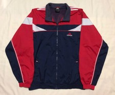 Adidas Originals Veste Vintage Jacket Rouge Bleu Blanc Size 40-42 Uk/ M Us/ L Fr