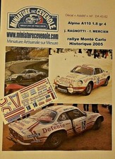 NEW DECAL 1/ 43 - ALPINE A110