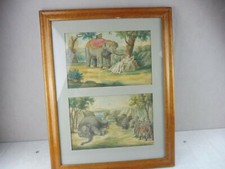 Ancien tableau aquarelle
