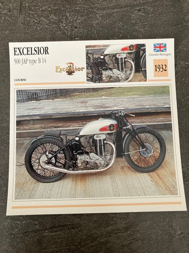 Carte fiche moto collection - carte,
