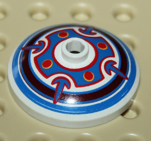 Bouclier lego white dish 3x3 - bouclier,