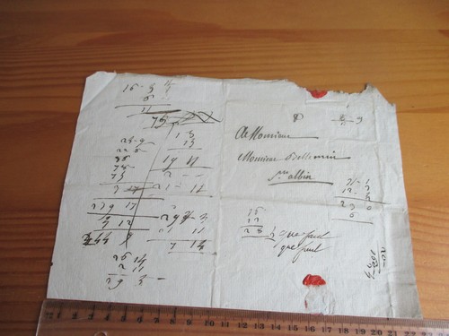 Lettre à plat par - 38,