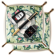 Vide Poche en Cuir 2 Pièces Plateau Vide Poche Entree Vide Poche Entree Plate...