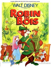 ROBIN DES BOIS, WALT-DISNEY, 1973, Repro Affiche cinéma, HQ