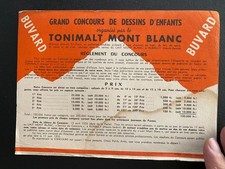BUVARD PUBLICITAIRE  " TONIMALT MONT BLANC  "