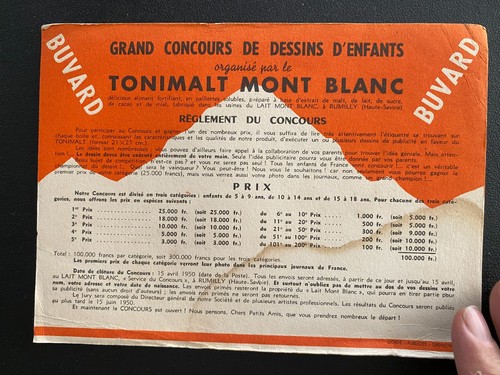 Buvard publicitaire - buvard,