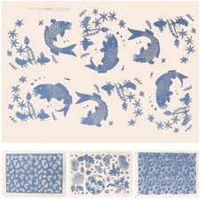  4 Sheets Transfert Ceramique