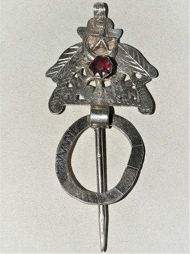 Ancienne fibule argent - fibule,