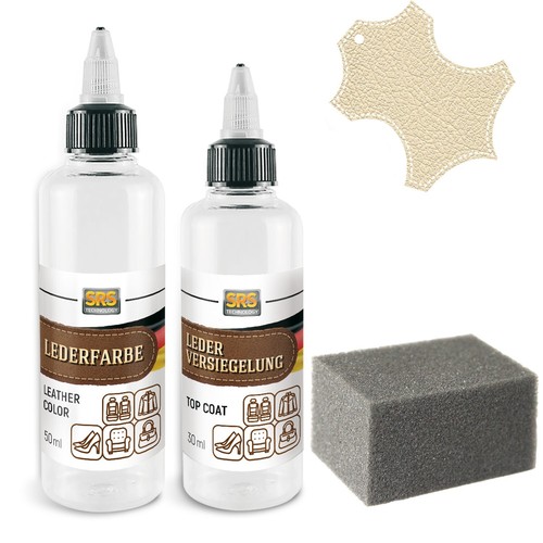 Kit réparation cuir beige - de,