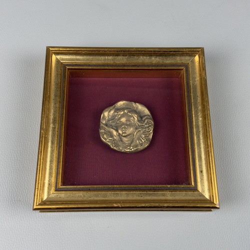 Tableau sculpture bronze dore - tableau,