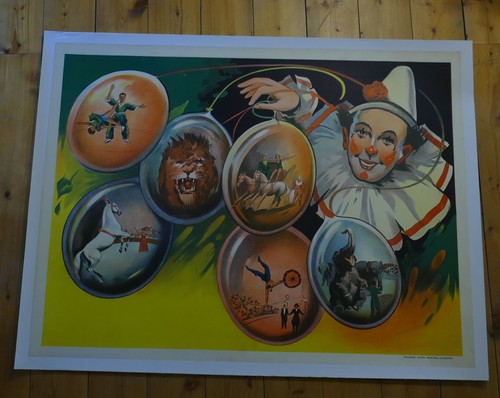 Affiche cirque annees 1930 - affiche,