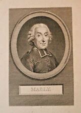 Abbé Mably, philosophe, Saint-Aubin, portrait XVIII-